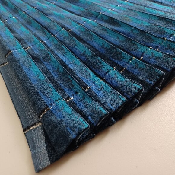 Sportrite Vintage Reversible Wool Pleated Midi Skirt - Picture 5 of 12